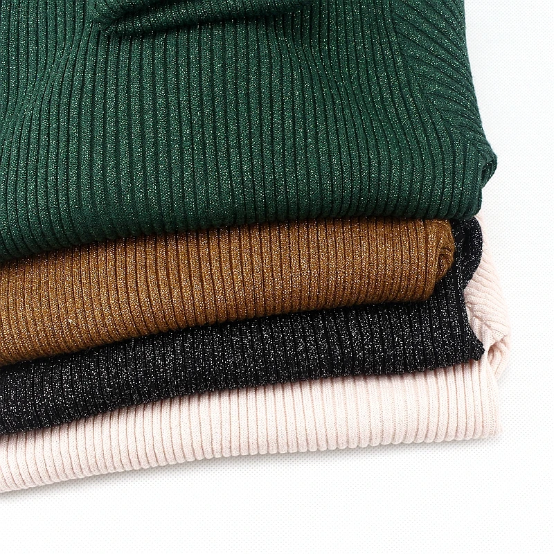 Glitter Turtleneck Sweater Women Pullover High Elasticity Knitted Ribbed Jumper Womens Sweaters 2018 Winter Autumn Basic | Женская