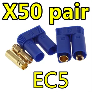 50 пар EC5 устройство Разъем для RC автомобиль самолет вертолет мульти-вертолет Бесплатная доставка