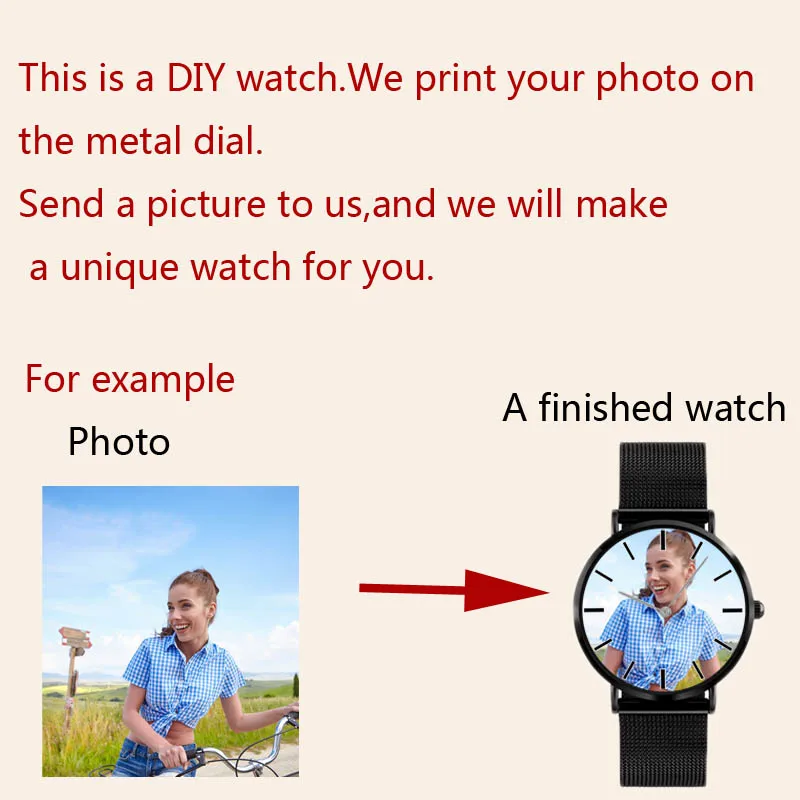 A4402 DIY фото часы влюбленные кварцевые наручные пара|Кварцевые мужские часы| |