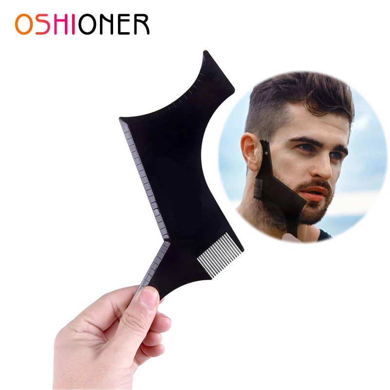 OSHIONER 1 шт. гребень для бороды инструмент формирования шаблон укладки трафарет
