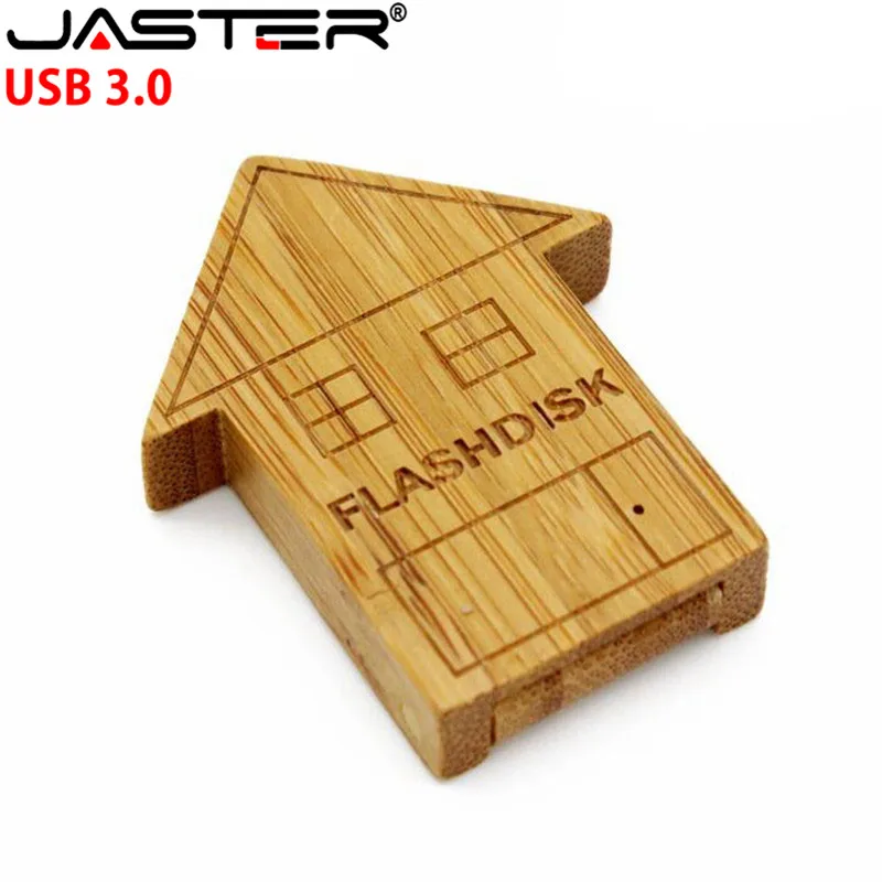 Usb-флешка с деревянным домом JASTER USB 3 0 флеш-накопитель флеш-накопители 4 ГБ 8 16 32
