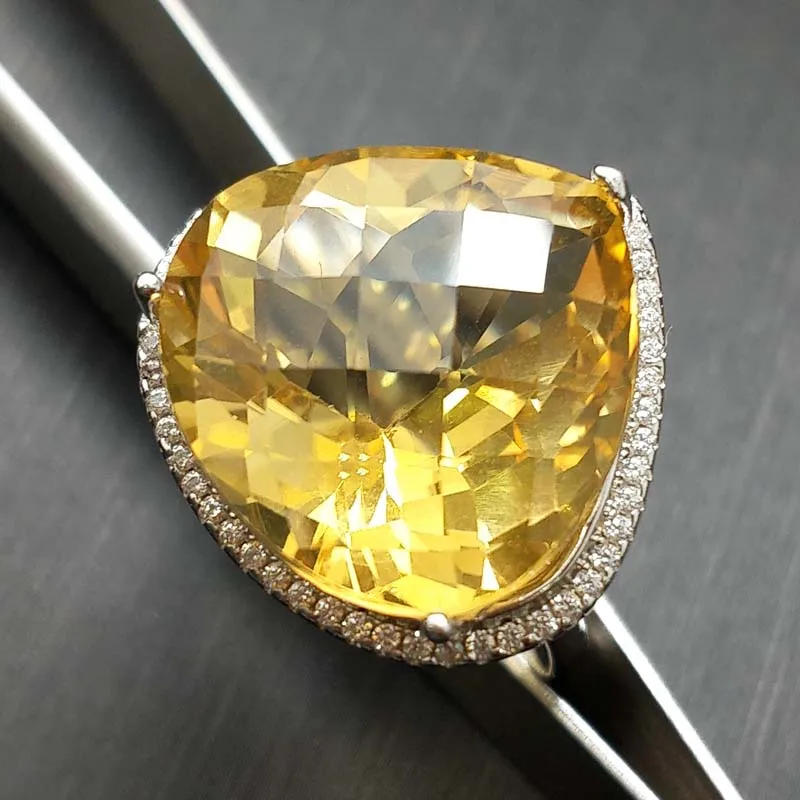Женское кольцо с сердечком FLZB модное элегантное 18*18 мм 22.5ct|Кольца| |