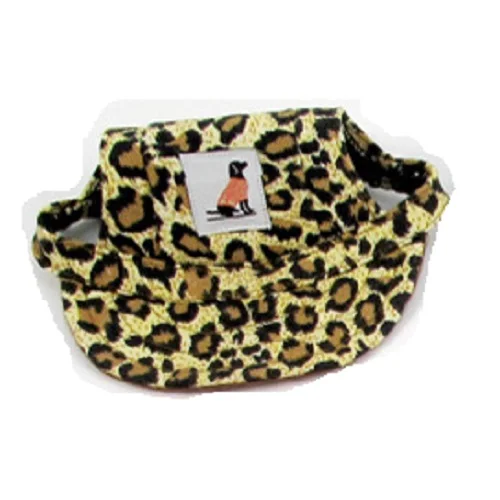 Leopard Шляпа от солнца для щенков, товары для домашних животных, уличные аксессуары, модная летняя шляпа для собак, для маленьких собак, кошек, бейсболка, козырек, Кепка с ушками, 35 - Цвет: Leopard