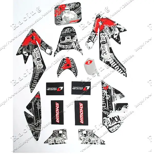 3M CRF50 Графический набор наклейки для грязи/питбайка детали CRF50|graphics kit decals