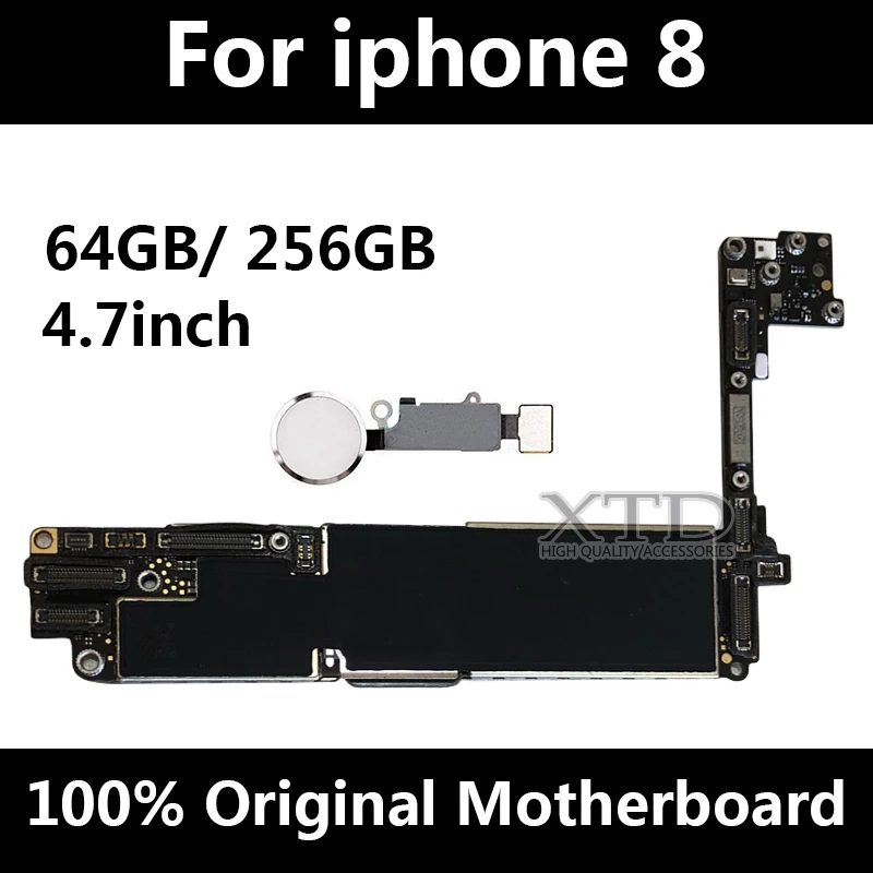 Для iPhone 8 материнская плата 100% оригинальная разблокированная Логическая для 64
