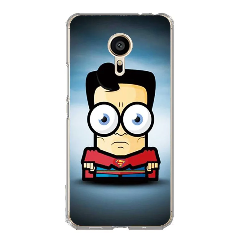 QMSWEI TPU Soft Phone Case For Meilan MX6 pro6 u10 u20 E2 m3 M5 M5s metal note3 ClearPainted Superman Zombie Cover Free shipping |