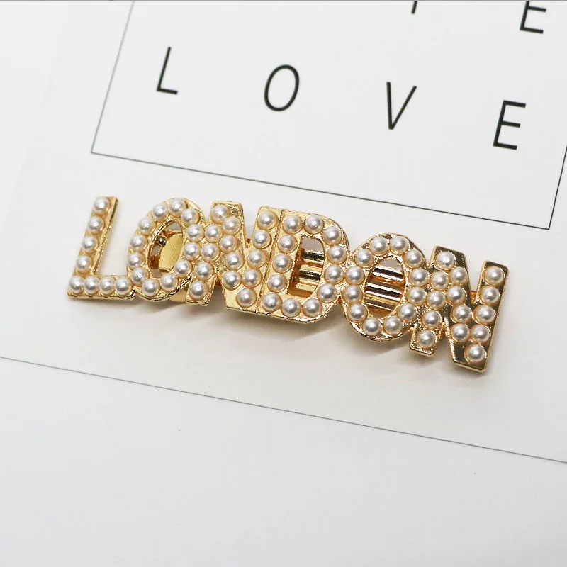 Заколка для волос с жемчужинами элегантная женская заколка девочек пряжка