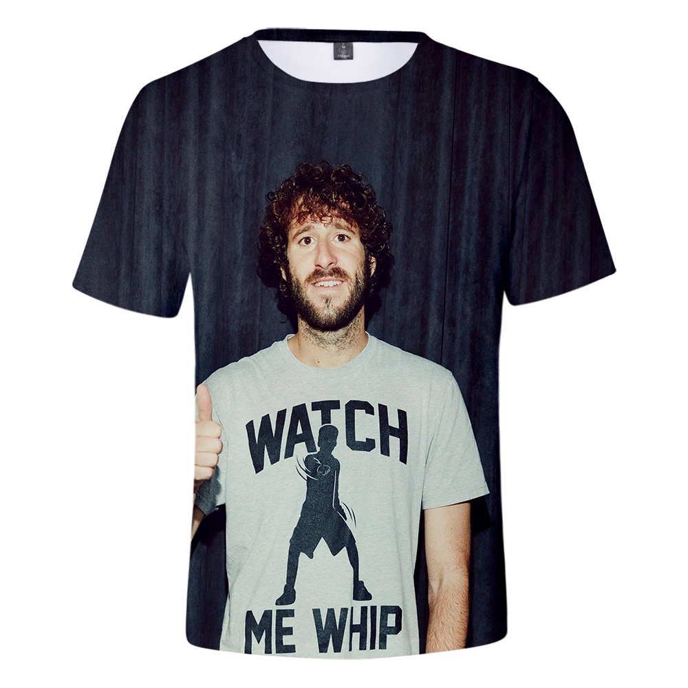 Хит продаж Мужская футболка с 3D принтом в виде реппера Lil Dicky креативная уличная