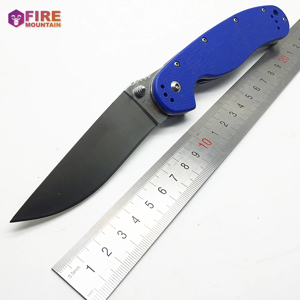 Складной охотничий нож ZZSQ RAT-1 для выживания с песочным светильник поверхность