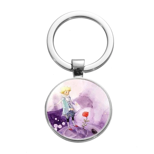 Style 3 SIAN Classic Le Petit брелок принц планета Маленький принц лиса с феей роз сказка креативный узор кулон брелок детские ювелирные изделия - Цвет: Style 3