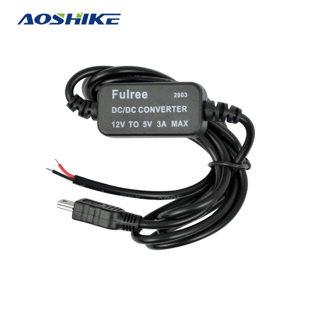 Адаптер напряжения AOSHIKE 15 Вт преобразователь 12 В до 5 3 А двойной USB DC понижающий