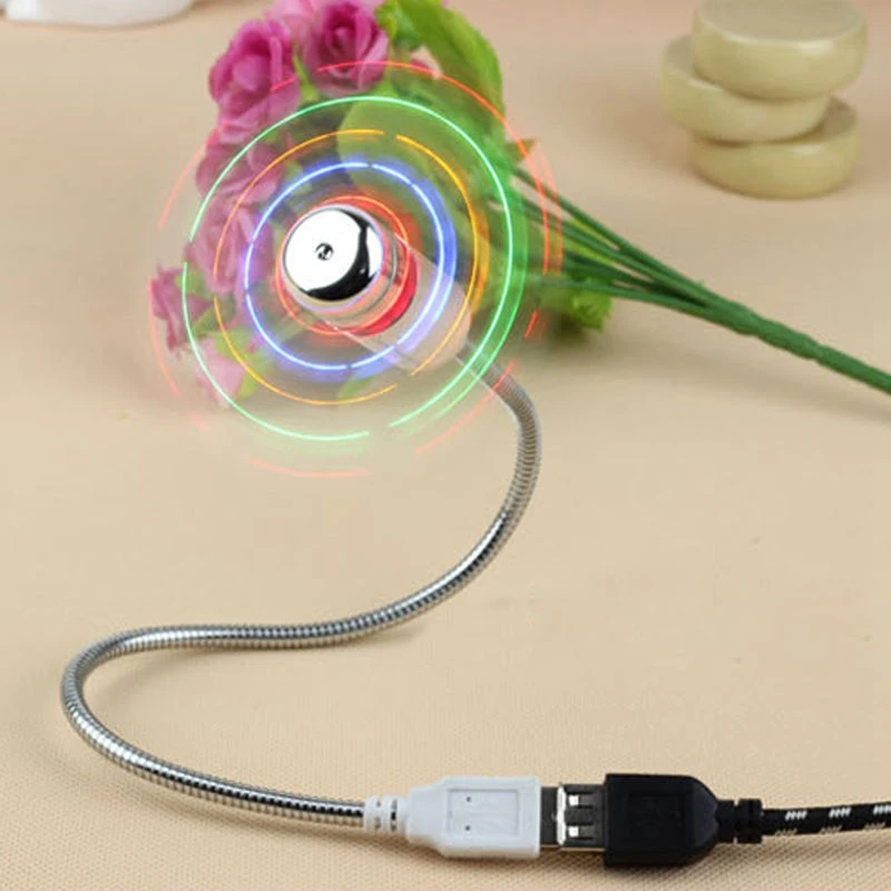 Портативный мини USB вентилятор Портативные гаджеты гибкий гусиная шея