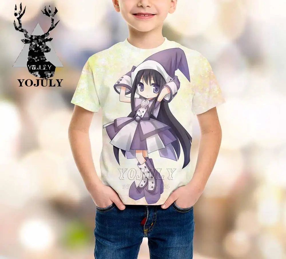 13 YOJULY Witch Doremi harajuku/детская одежда с 3d принтом для маленьких мальчиков и девочек-подростков детская футболка Лидер продаж, модные топы, футболки Modis A321 - Цвет: 13
