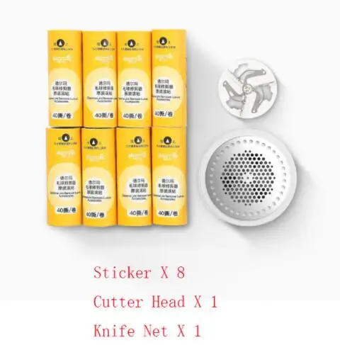8 stick and head Xiaomi Mijia Deerma Одежда липкие волосы многофункциональный триммер usb зарядка быстрое удаление мяч(usb зарядка версия - Цвет: 8 stick and head