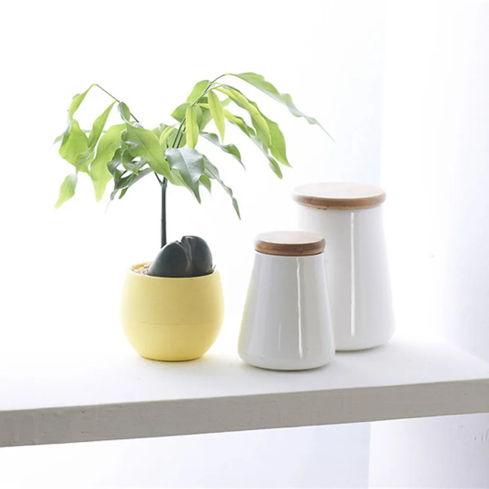 Мини красочные круглые пластиковые растения Цветочные горшки для дома и офиса