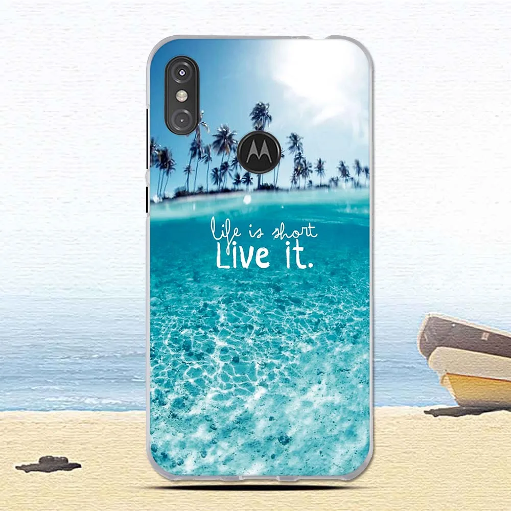 Чехол для Motorola Moto One Power чехол с мультяшным животным из ТПУ силиконовый телефона P30