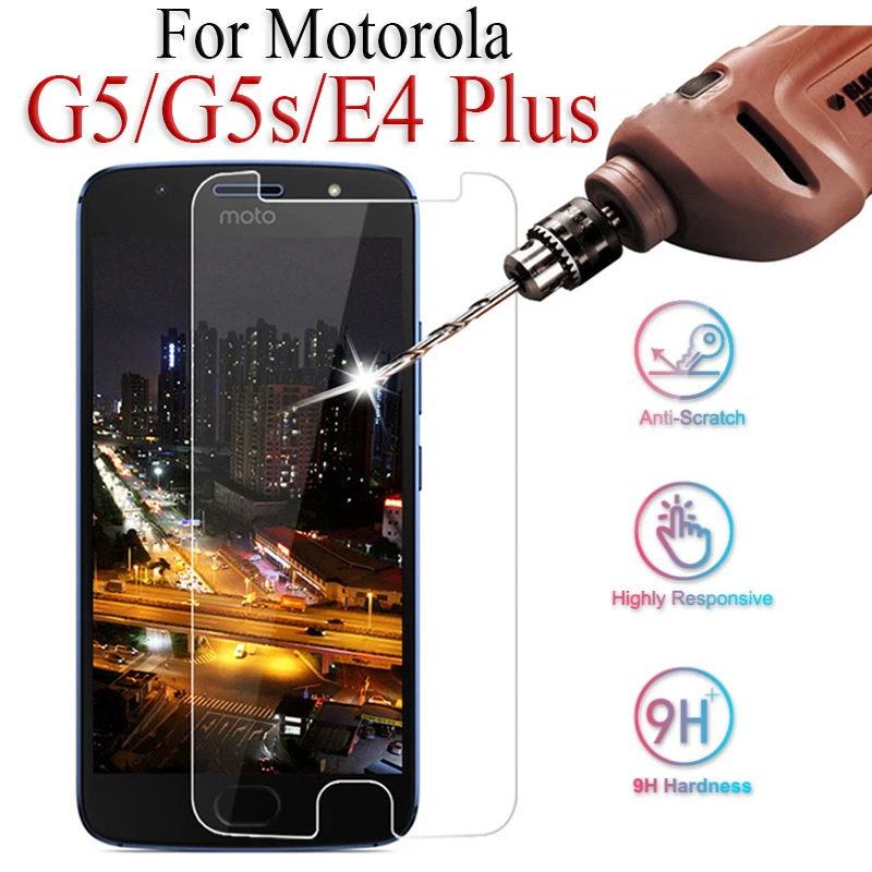 Защитное стекло для Motorola E4 plus закаленное Moto G5s G5 G5splus G5plus E4plus Motog5 Motoe4 защита