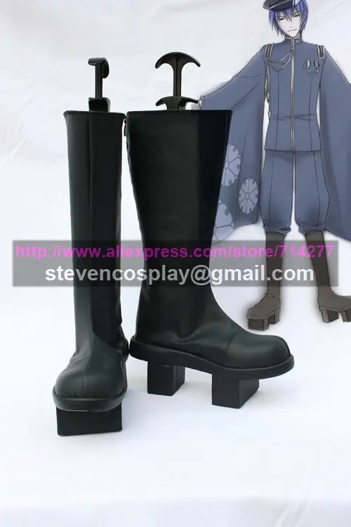 

Custom-made Cheap Vocaloid Kaito Cosplay Boots Cosplay shoes