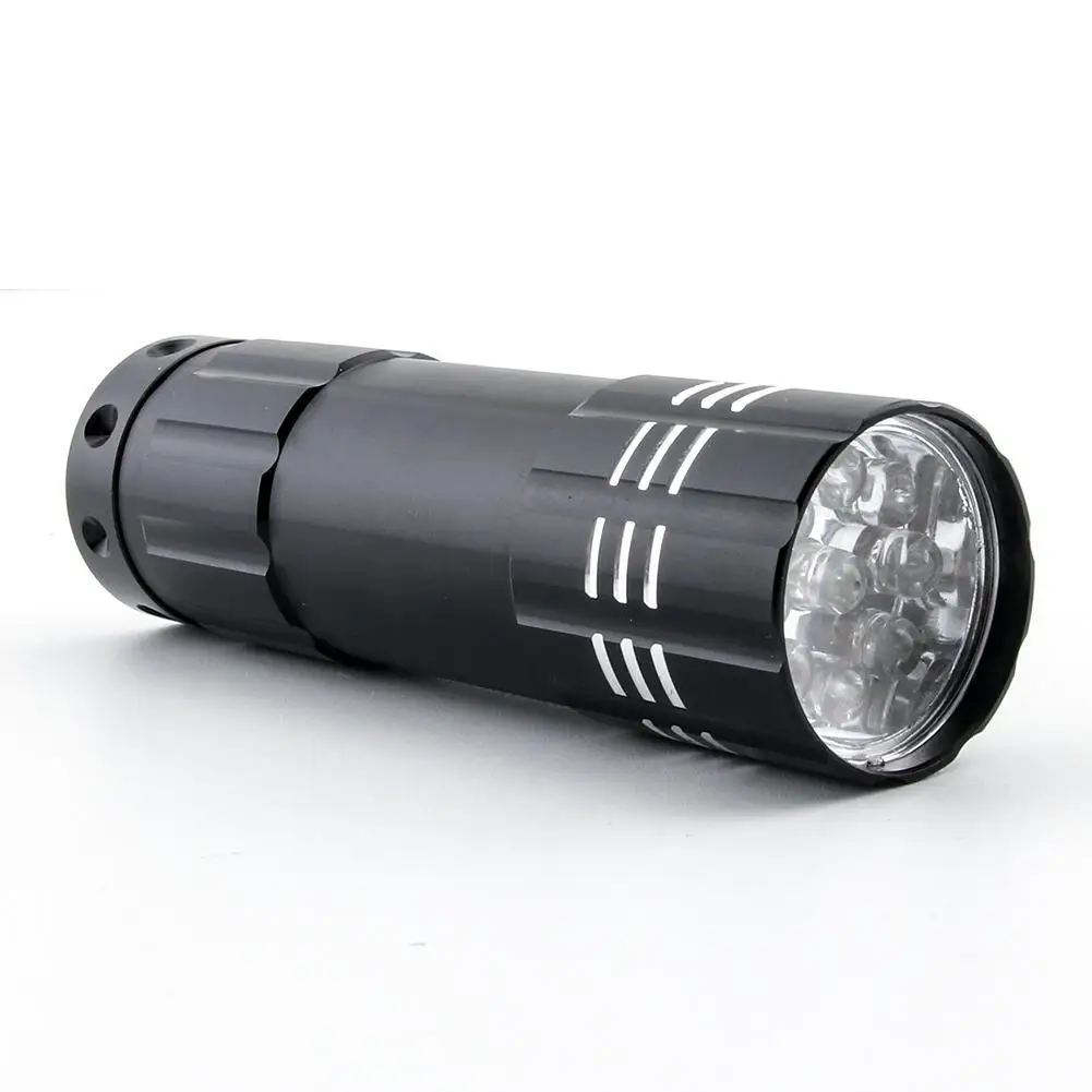 Мини 9LED УФ фонарик Ультрафиолетовый светодиодный маркер с невидимыми чернилами