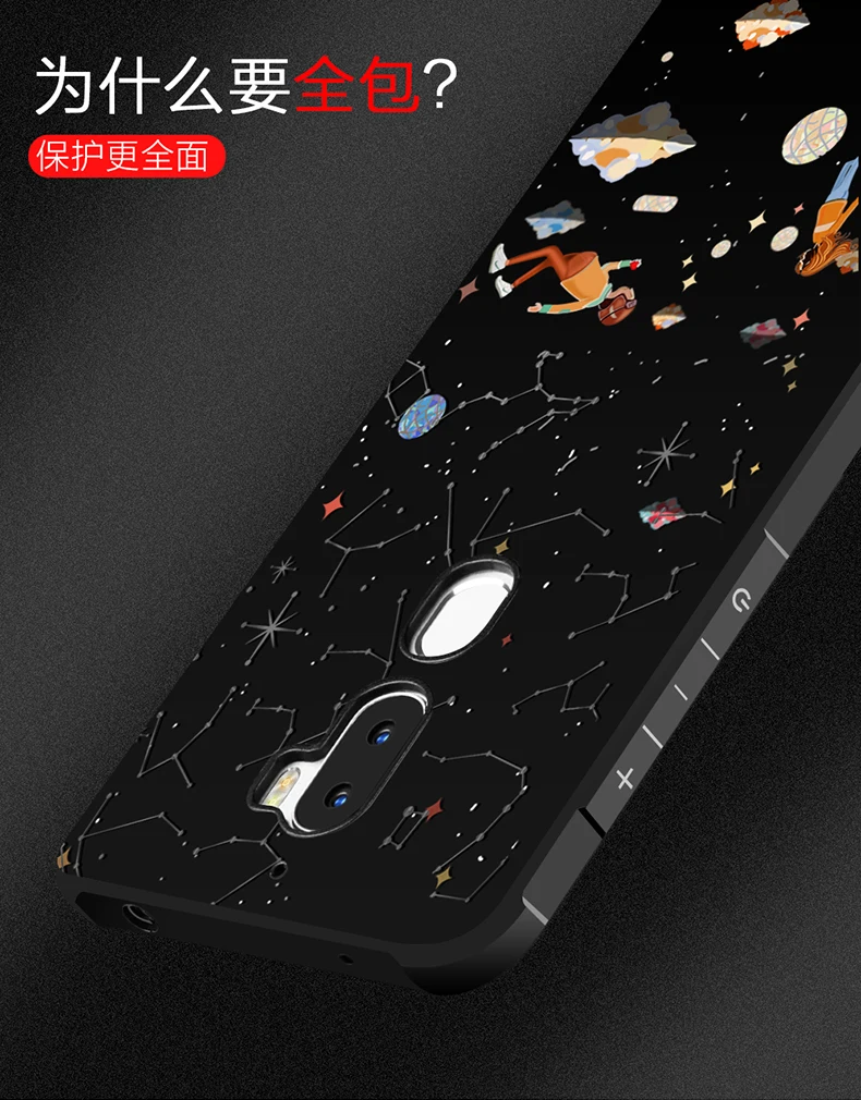 For LeEco Cool 1 Case Fashion 3D Soft Silicone Painting Cartoon Frosted Protective back cover cases for LETV Le cool1 |