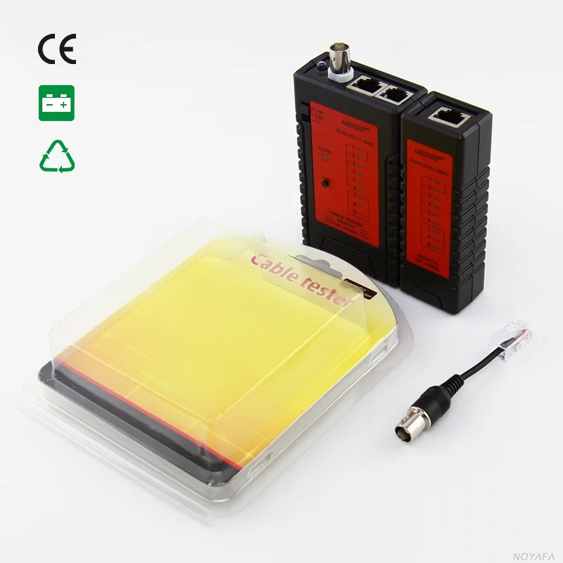 Noyafa NF468BL тестер RJ45 RJ11 Кабель BNC трекер сетевой кабель сети Ethernet |