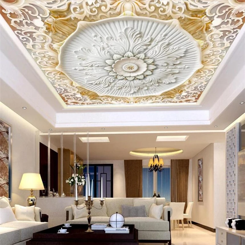 wellyu Luxury palace style European 3D Zenith mural custom large environmental wallpaper papel de parede para quarto | Обустройство