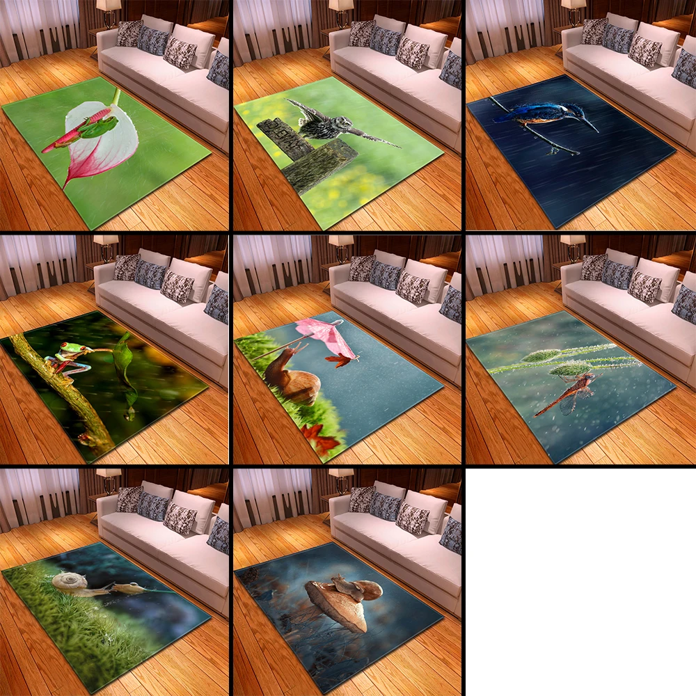 

Nordic 3D Printed Large Carpets Mat Soft Flannel Area Rugs Anti-slip Rug for Living Room Home Decor Parlor
