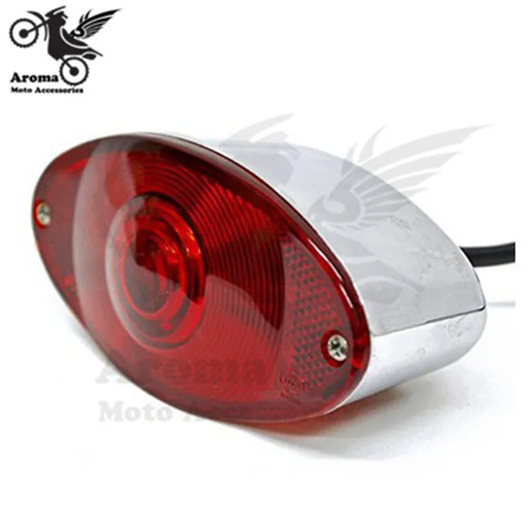 Профессиональный гальванический хромированный задний стоп-сигнал для мотоцикла