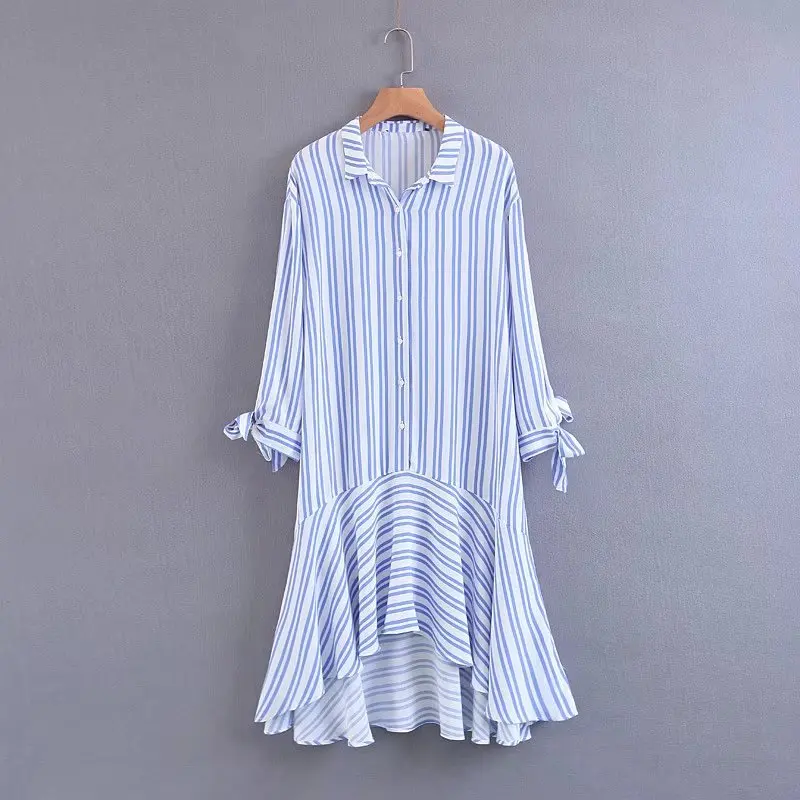 Осень 2017 г. новый европейский Стиль Для женщин Мода отложной воротник половина