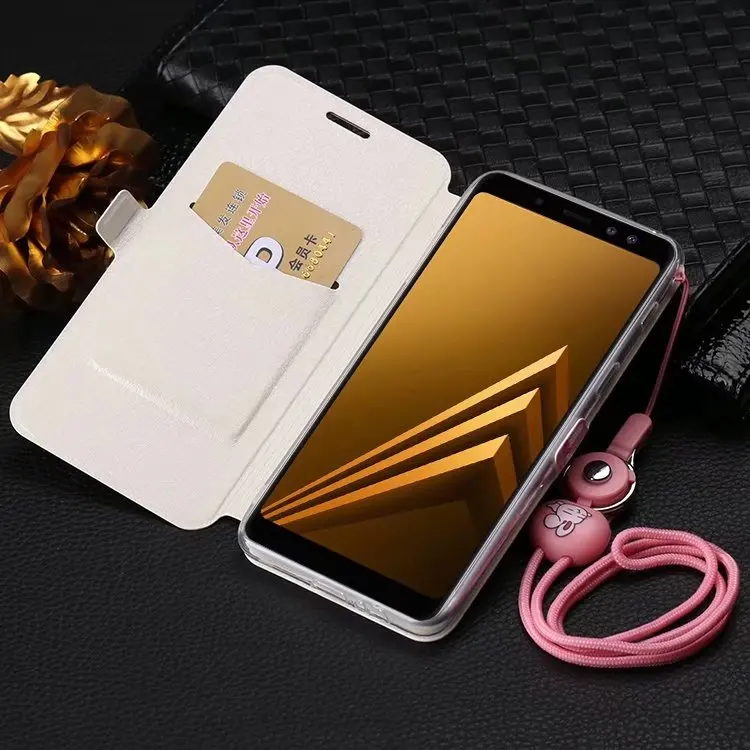 Для samsung galaxy a7 2018 кошелек в стиле ретро кожаные чехлы для чехол крышка Подставка