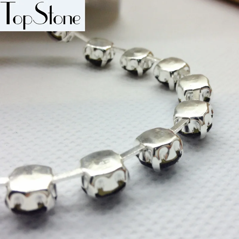 Круглая цепочка для ювелирных изделий SS28 SS38 много цветов с кристаллами на