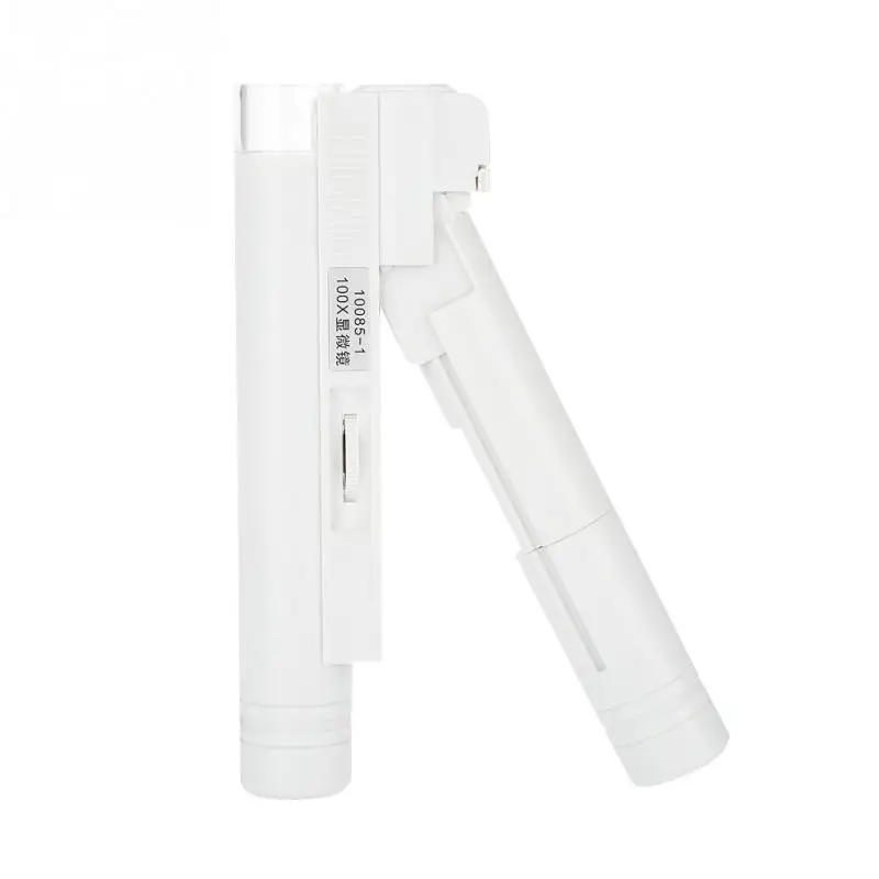 Микроскоп с 100 кратным увеличением карманное увеличительное стекло двойной