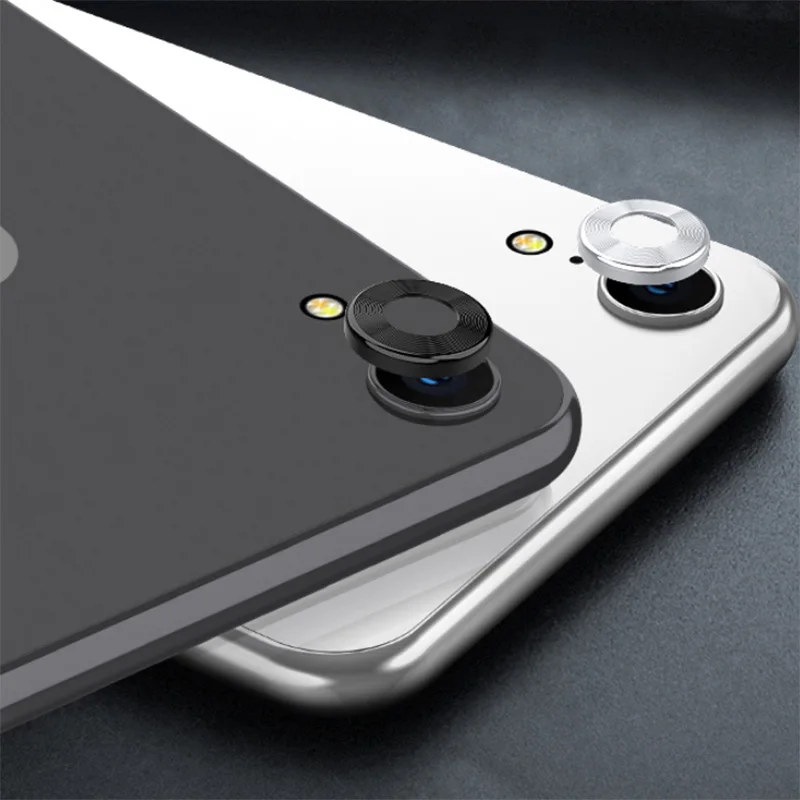 Роскошный протектор для объектива камеры Apple iPhone XR металлическая задняя защитная