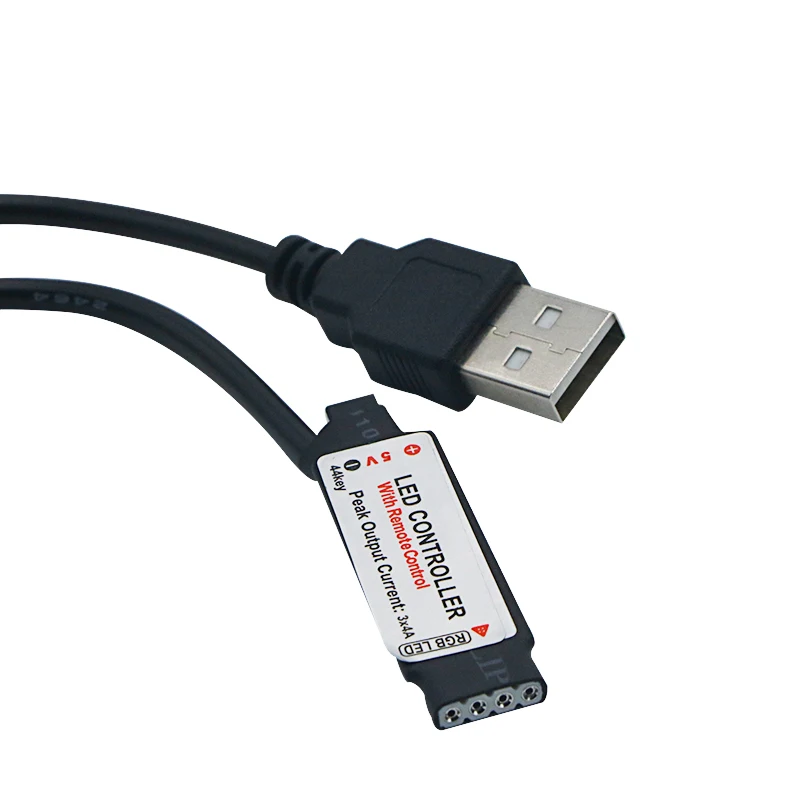 SZYOUMY 5V USB 44key RGB контроллер для Светодиодная лента Ligh SMD 5050 25 комплектов|rgb controller|rgb