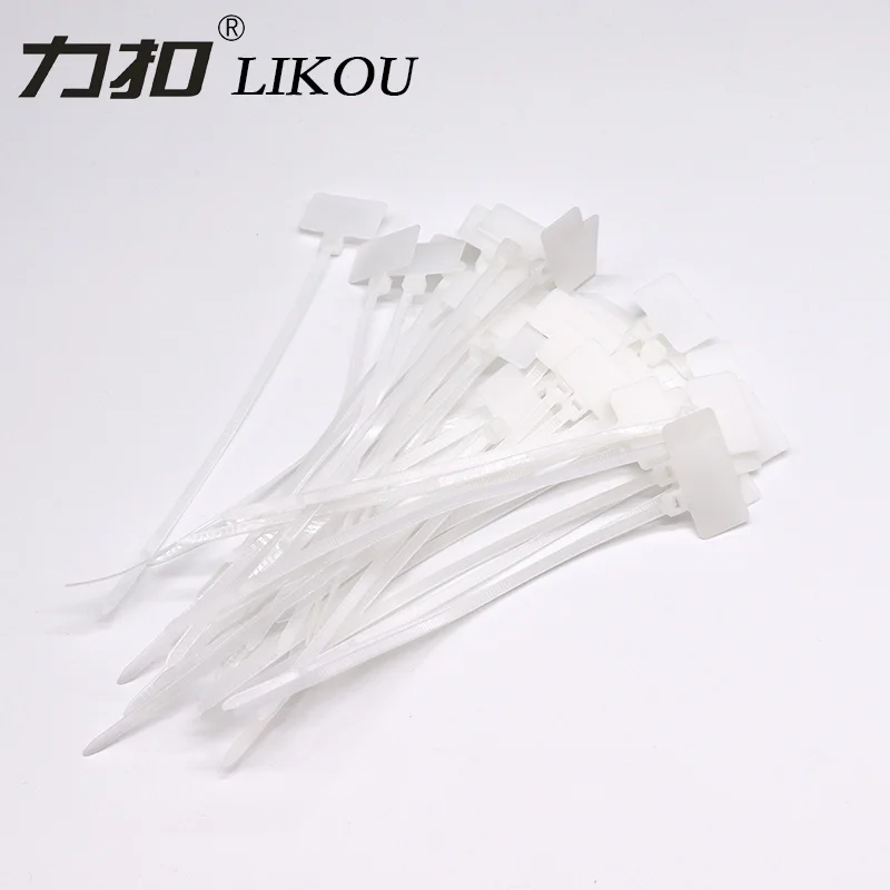 LIKOU 6 видов цветов Llaber кабельные стяжки 100 шт. почтовые записи на Ethernet RJ45 RJ12 кабель