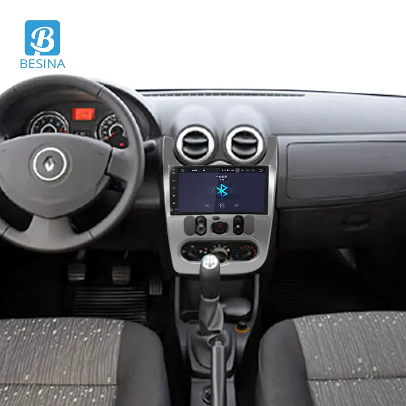 Автомобильный радиоприемник Besina 10 1 дюйма Android 9 0 для Duster Dacia Logan Sandero GPS-навигация
