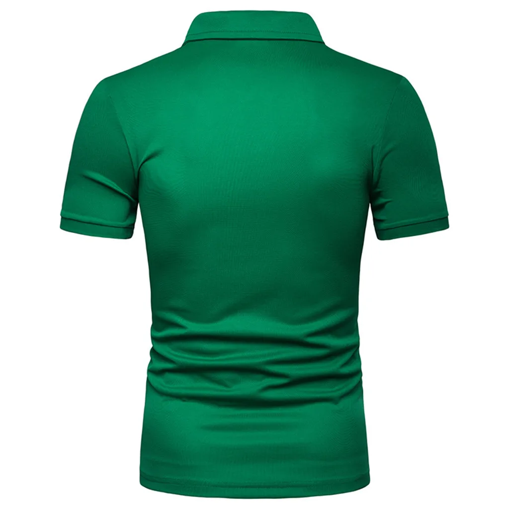 Модные мужские футболки летние модные с коротким рукавом сплайсинга картина