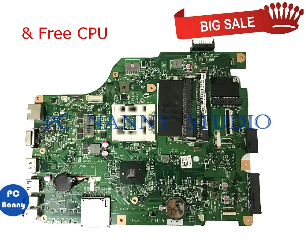 X6p88 para Dell Pcnanny Inspiron Ddr3 N5040 Laptop Motherboard Testado 0x6p88 15n 48.4ip01.011