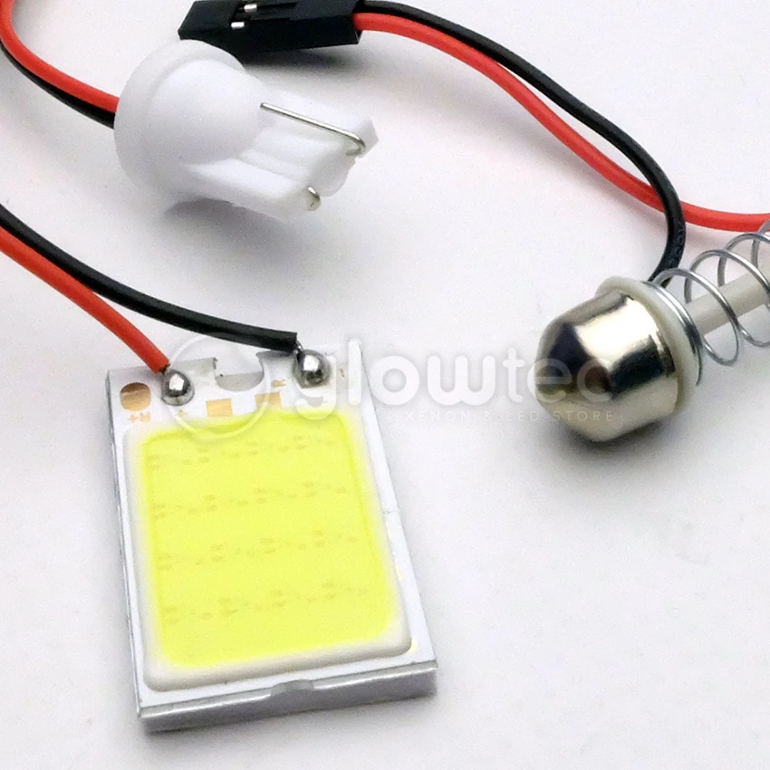 2 шт. белый 16 Smd Cob Led панель авто интерьер чтения Карта Лампа светильник купол Festoon