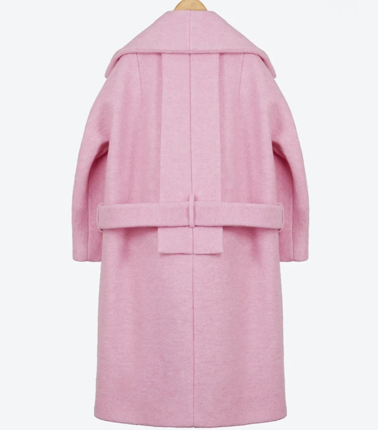 

FREE Dropshipping Sweet Pink Women's Woolen Jacket, Cheap and Chic Fall/Winter Ladies Jacket
