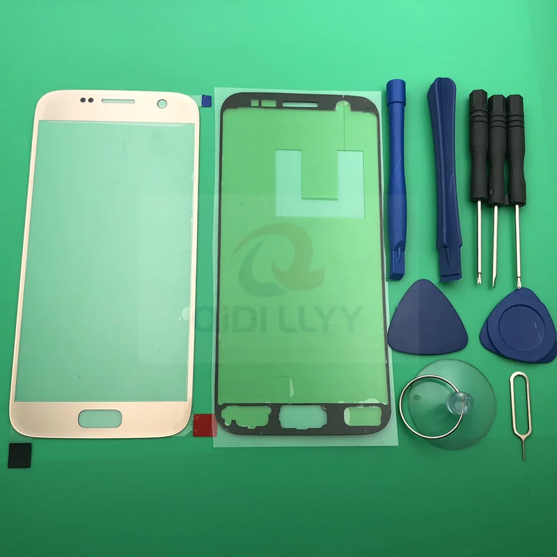 Сменное внешнее стекло AAA + для Samsung Galaxy S7 G930 G930F ЖК-дисплей сенсорный экран