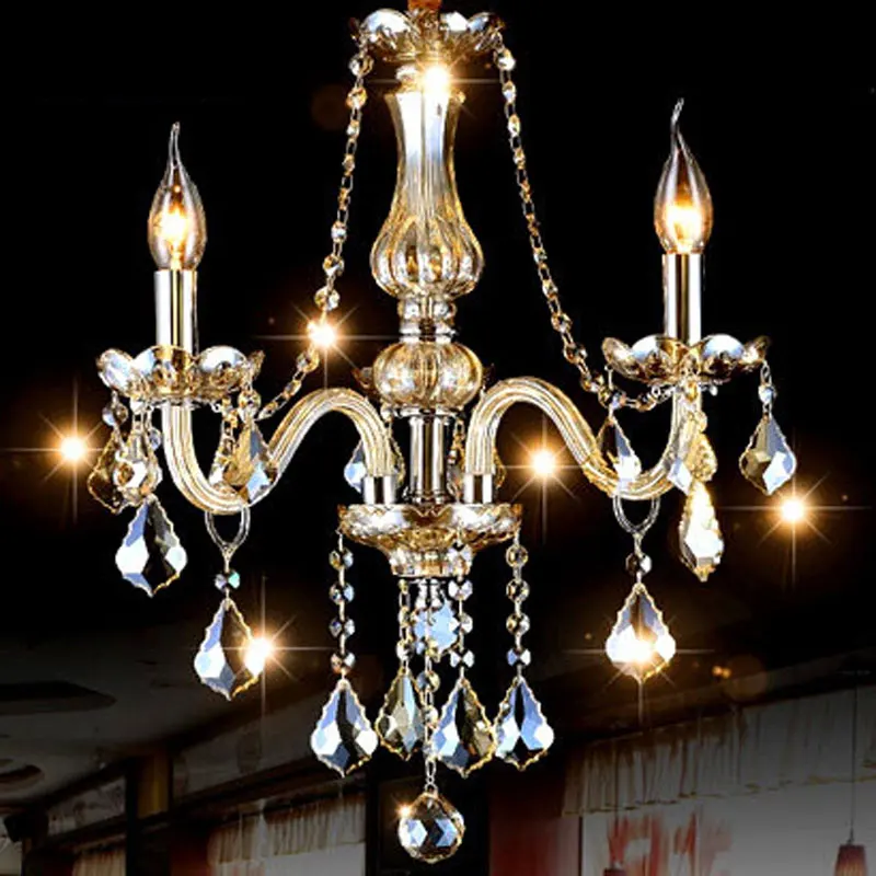 Светодиодные маленькие хрустальные люстры освещение для кухни лестницы