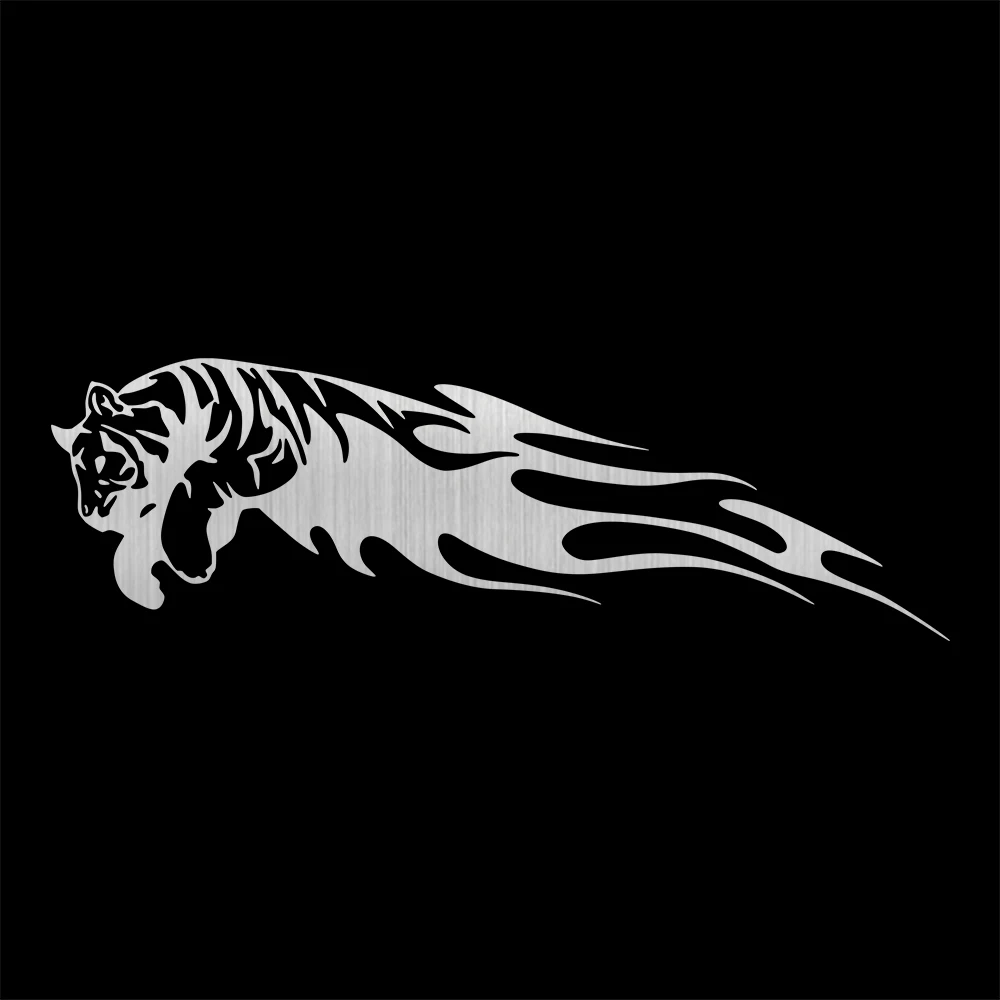 RYLYBONS Новый автомобильный стайлинг 20X6,3 см Тигр прыгает огненная бардианская виниловая наклейка на аксессуары для автомобильных изделий.