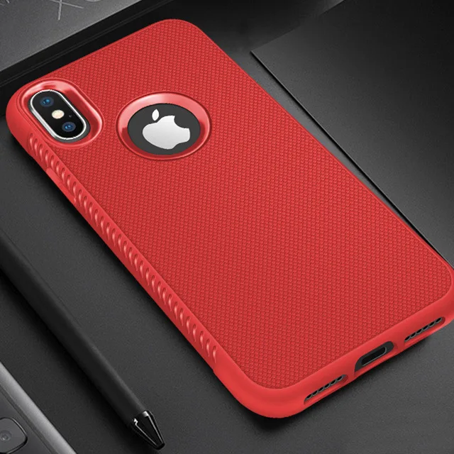 Красный Силиконовый мягкий ТПУ чехол для iPhone 11 Pro Max матовый ультра тонкий чехол s для iPhone 5 5S 6 6S 7Plus XR XS Max чехол-накладка - Цвет: Красный