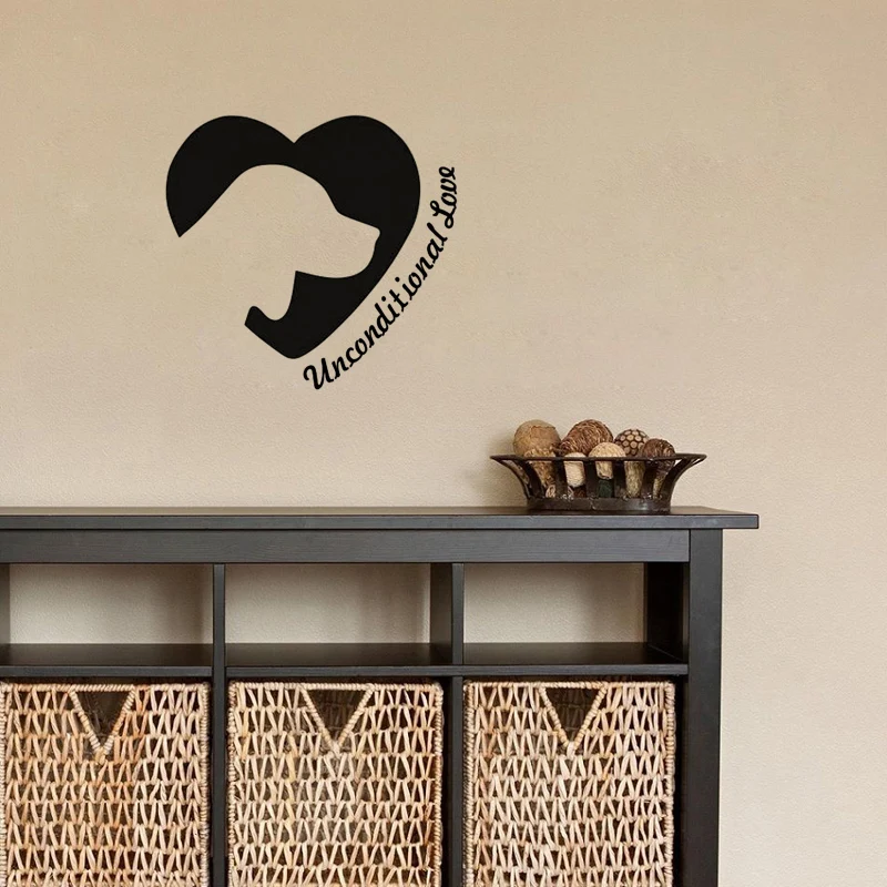 Креативное искусство безусловные любовь собаки обои ПВХ домашний Декор