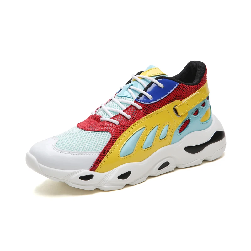 2019 New Spring Autumn Men Casual Shoes Comfortable Platform Sneakers Femme Mixed Color Trainers Chaussure | Обувь