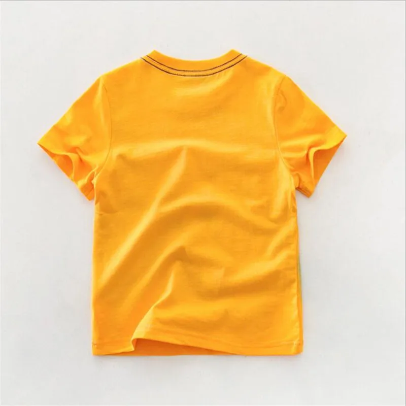 Акция летние детские футболки для мальчиков брендовые модные из 100% хлопка с