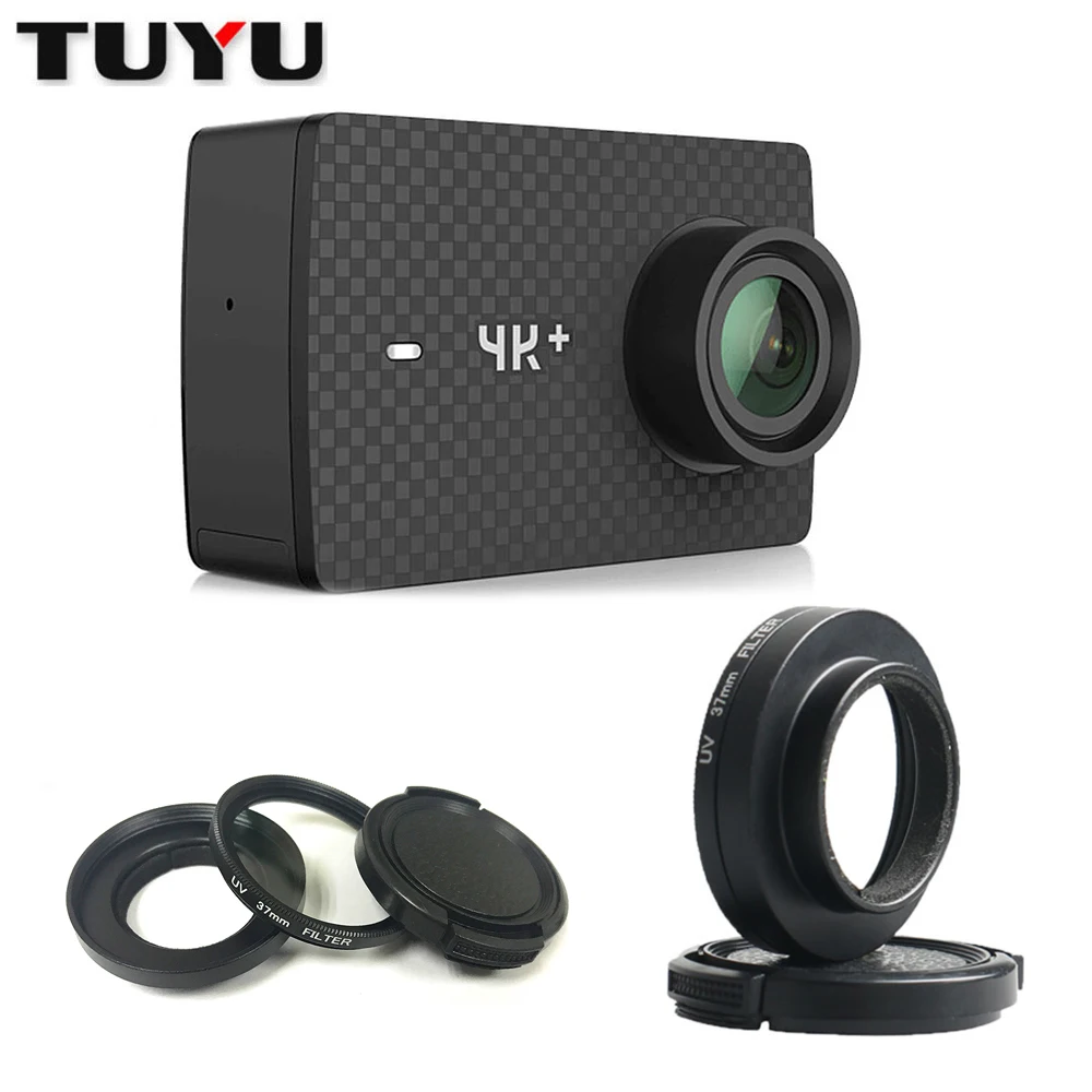

Фильтр TUYU для спортивной экшн-камеры xiaomi yi 4K, объектив 37 мм с УФ-фильтром + крышка объектива, подходит для камеры Xiaomi yi 2 4k yi 4k plus