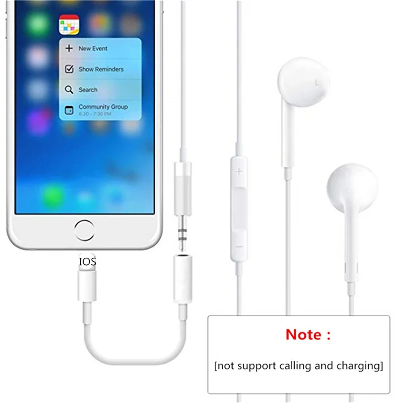 Lachouffe для Lightning до 3 5 мм адаптер Jack аудио наушники AUX кабель Apple iPhone X 7 8 Plus IOS 12