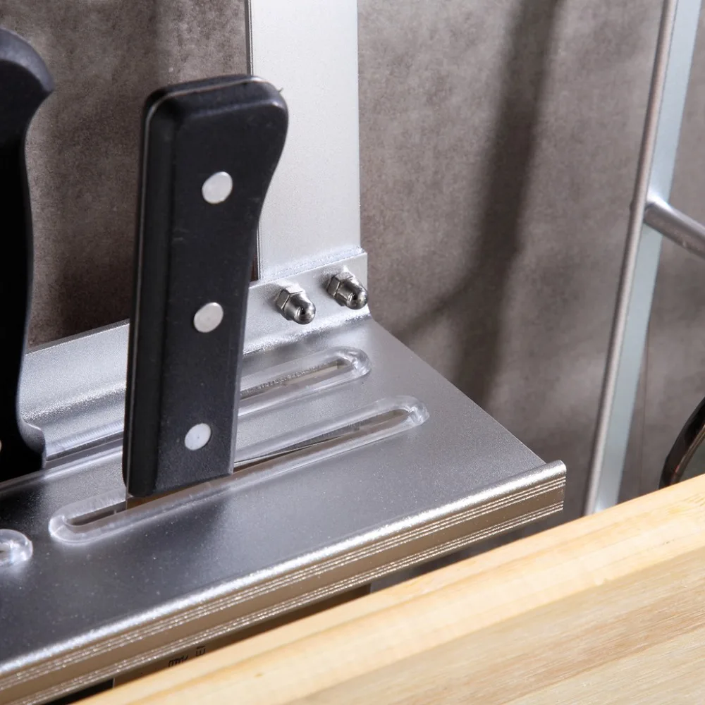 

Aluminum Kitchen Storage Holders Kitchen Shelf Knife Tool holder Wall Mounted Kitchen Kitchen Shelf Hook EK8801C